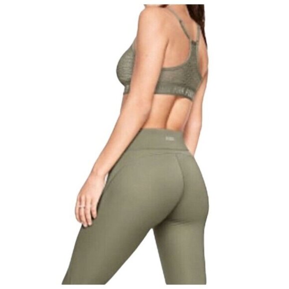 Victoria Secret Pink Sport Olive Buttery Soft High Waist Athletic Leggings Small - Picture 1 of 10